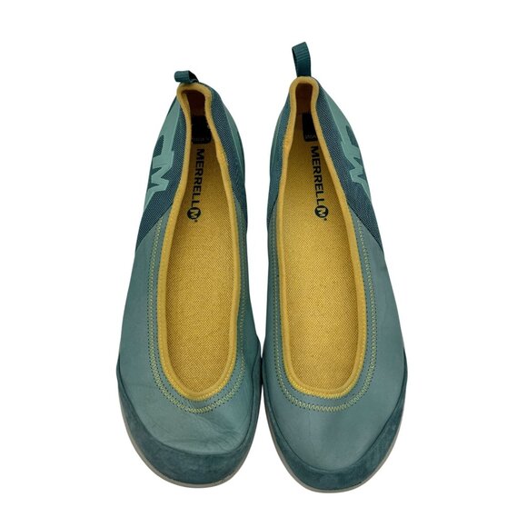 Merrell Womens Britney Blue Performance Flats Mary Jane Shoes Size 11 Casual - Picture 1 of 12